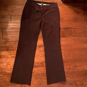 Loft 00 petite burgundy dress pants